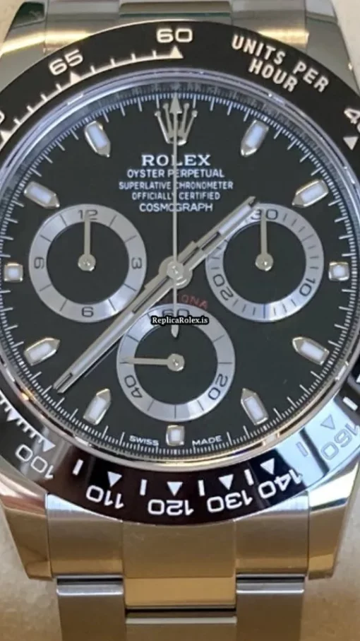 Fabulous Fake Rolex Daytona 116500ln Caliber 4130 Automatic Movement 40mm Steel Case Mens/unisex Watch - Image 8
