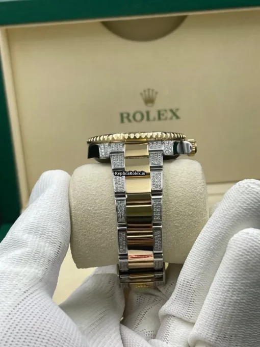 Trustworthy Replica Rolex Submariner Date 116613lb Caliber 3135 Automatic Movement 40mm Gold/steel Case Mens/unisex Watch - Image 9
