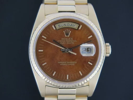 Marvellous Replica Rolex Day-date 36 18038 Automatic Movement 36mm Yellow Gold Case Mens/unisex Watch - Image 2
