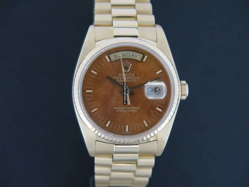 Marvellous Replica Rolex Day-date 36 18038 Automatic Movement 36mm Yellow Gold Case Mens/unisex Watch - Image 3