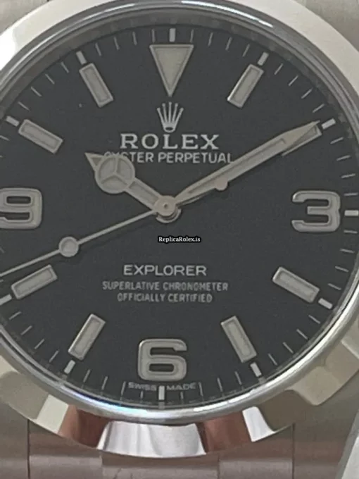 1:1 Replica Rolex Explorer 214270 Caliber 3132 Automatic Movement 39mm Steel Case Mens/unisex Watch - Image 2