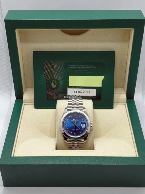 Superb Fake Rolex Datejust 126300 Caliber 3235 Automatic Movement 41x48mm Steel Case Mens/unisex Watch - Image 8