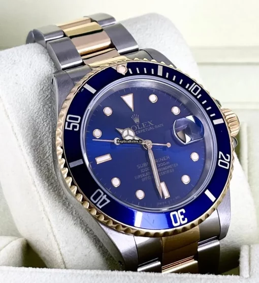 Attractive Replica Rolex Submariner Date 16613 Caliber 3135 Automatic Movement 40mm Gold/steel Case Mens/unisex Watch - Image 3