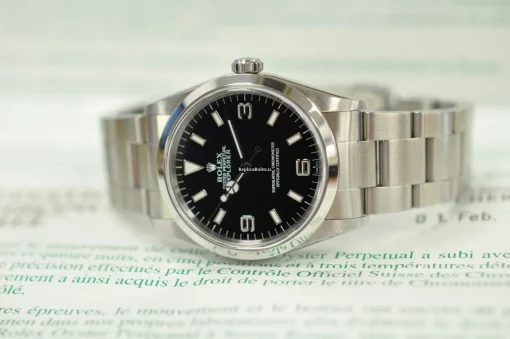 Remarkable Fakes Rolex Explorer 14270 Caliber 3000 Automatic Movement 36x43mm Steel Case Mens/unisex Watch - Image 8