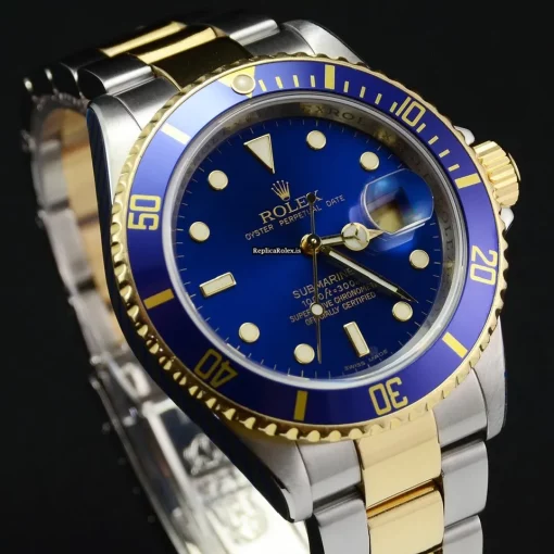 Nice Copies Rolex Submariner Date 16613 Caliber 3135 Automatic Movement 40mm Gold/steel Case Mens/unisex Watch - Image 10