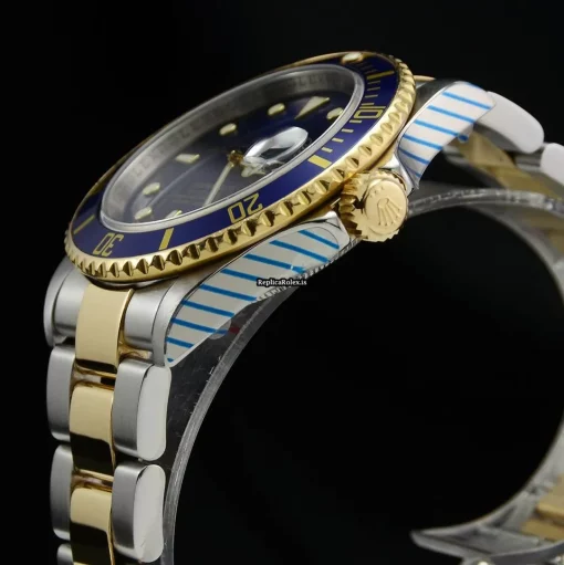 Nice Copies Rolex Submariner Date 16613 Caliber 3135 Automatic Movement 40mm Gold/steel Case Mens/unisex Watch - Image 11