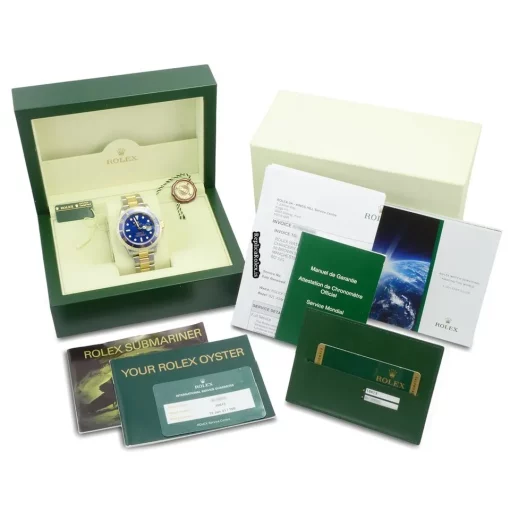 Nice Copies Rolex Submariner Date 16613 Caliber 3135 Automatic Movement 40mm Gold/steel Case Mens/unisex Watch - Image 2