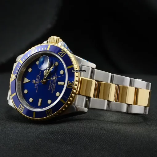 Nice Copies Rolex Submariner Date 16613 Caliber 3135 Automatic Movement 40mm Gold/steel Case Mens/unisex Watch - Image 3