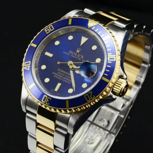 Nice Copies Rolex Submariner Date 16613 Caliber 3135 Automatic Movement 40mm Gold/steel Case Mens/unisex Watch - Image 9