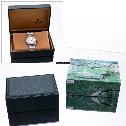 Reliable Replicas Rolex Oyster Perpetual Date 15210 Automatic Movement 34mm Steel Case Mens/unisex Watch - Image 8