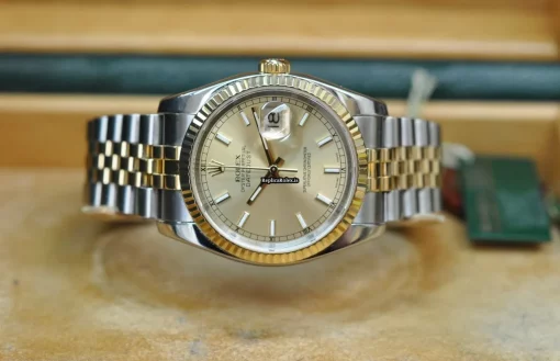Discount Fake Rolex Datejust 116233 Caliber 3135 Automatic Movement 36mm Gold/steel Case Mens/unisex Watch - Image 10