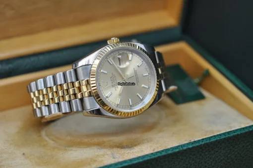 Discount Fake Rolex Datejust 116233 Caliber 3135 Automatic Movement 36mm Gold/steel Case Mens/unisex Watch - Image 6