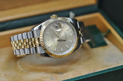 Discount Fake Rolex Datejust 116233 Caliber 3135 Automatic Movement 36mm Gold/steel Case Mens/unisex Watch - Image 7