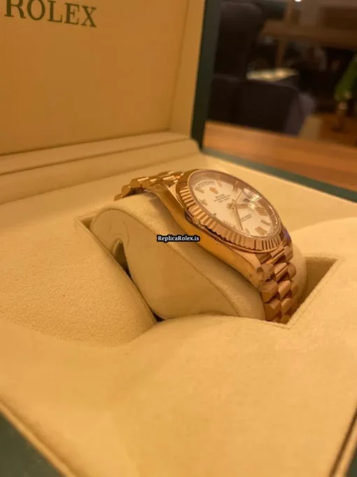 Appealing Fakes Rolex Day-date 40 228235 Caliber 3255 Automatic Movement 40mm Rose Gold Case Mens/unisex Watch - Image 2