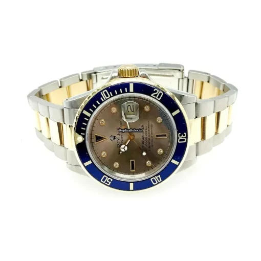Trustworthy Replica Rolex Submariner Date 1680 Caliber 1570 Automatic Movement 40mm Yellow Gold Case Mens/unisex Watch - Image 7