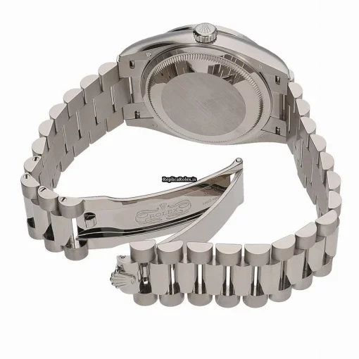 Appealing Imitation Rolex Day-date 36 128349rbr Caliber 3255 Automatic Movement 36mm White Gold Case Watch - Image 4