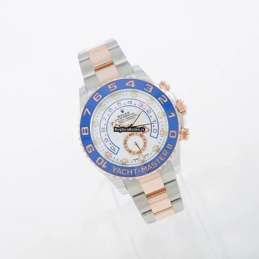Terrific Replica Rolex Yacht-master II 116681 Caliber 4161 Automatic Movement 44mm Gold/steel Case Mens/unisex Watch - Image 2