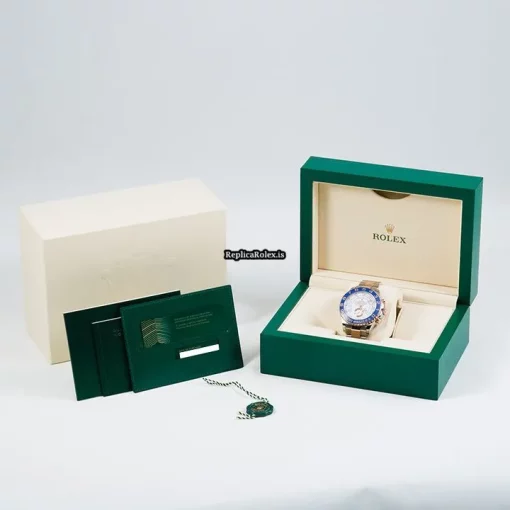 Terrific Replica Rolex Yacht-master II 116681 Caliber 4161 Automatic Movement 44mm Gold/steel Case Mens/unisex Watch - Image 9
