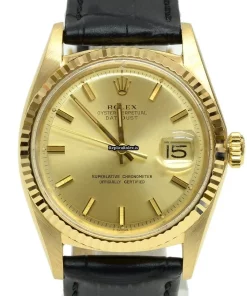 Offering Replica Rolex Datejust 1601 Caliber 1570 Automatic Movement 36mm Yellow Gold Case Mens/unisex Watch