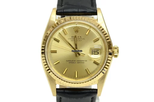 Offering Replica Rolex Datejust 1601 Caliber 1570 Automatic Movement 36mm Yellow Gold Case Mens/unisex Watch