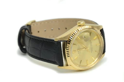 Offering Replica Rolex Datejust 1601 Caliber 1570 Automatic Movement 36mm Yellow Gold Case Mens/unisex Watch - Image 10