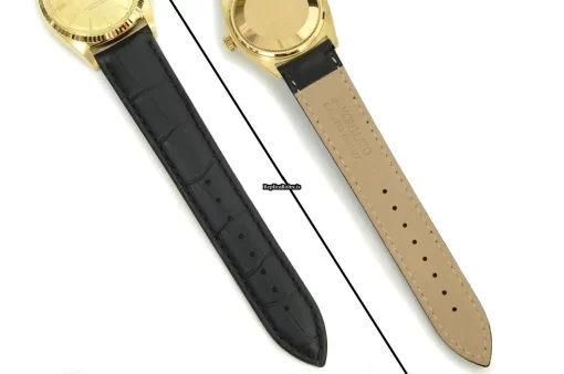 Offering Replica Rolex Datejust 1601 Caliber 1570 Automatic Movement 36mm Yellow Gold Case Mens/unisex Watch - Image 15