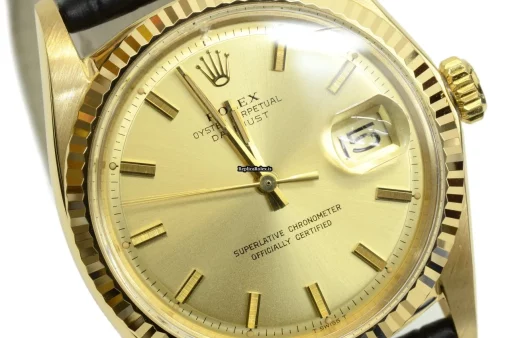 Offering Replica Rolex Datejust 1601 Caliber 1570 Automatic Movement 36mm Yellow Gold Case Mens/unisex Watch - Image 2