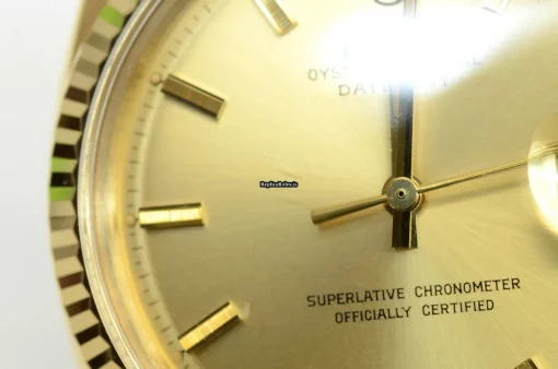 Offering Replica Rolex Datejust 1601 Caliber 1570 Automatic Movement 36mm Yellow Gold Case Mens/unisex Watch - Image 3