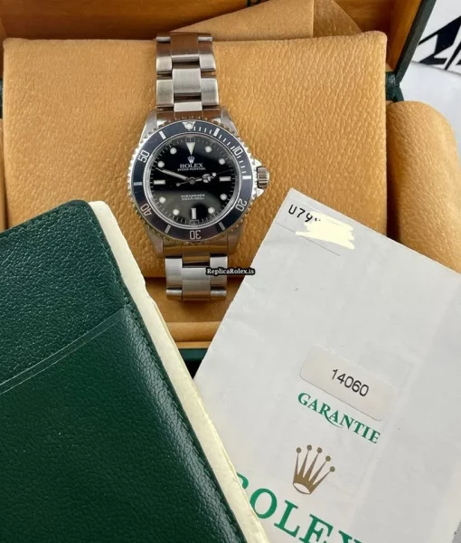 Fabulous Replica Rolex Submariner 14060 Caliber 3000 Automatic Movement 40mm Steel Case Mens/unisex Watch - Image 4