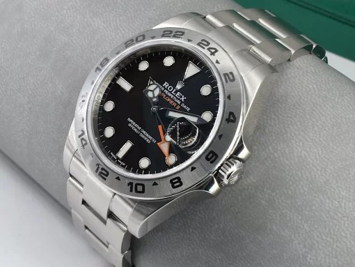 Cool Imitation Rolex Explorer II 216570 Caliber 3187 Automatic Movement 42mm Steel Case Mens/unisex Watch - Image 8