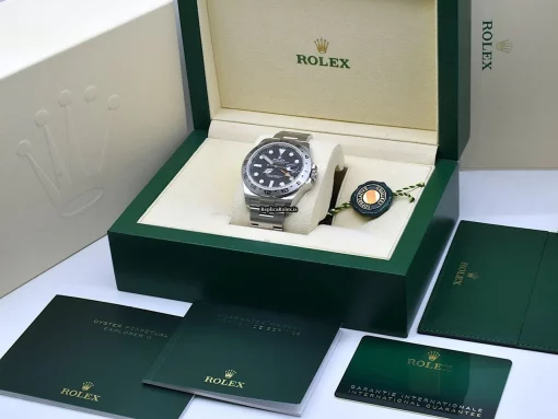 Cool Imitation Rolex Explorer II 216570 Caliber 3187 Automatic Movement 42mm Steel Case Mens/unisex Watch - Image 9