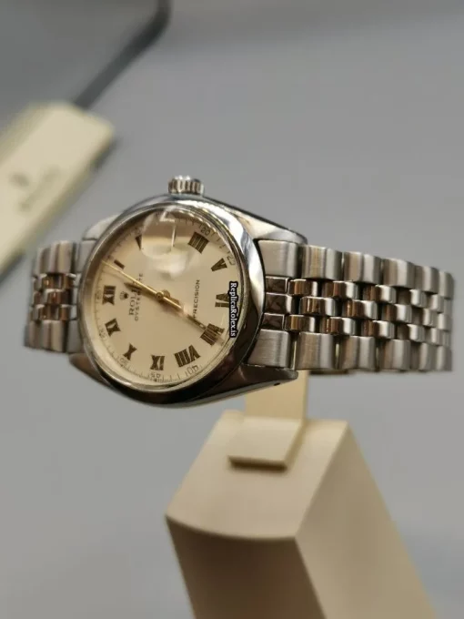 Affordable Imitation Rolex Oyster Precision 6694 Caliber 1225 Manual Winding Movement 34x40mm Steel Case Mens/unisex Watch - Image 2