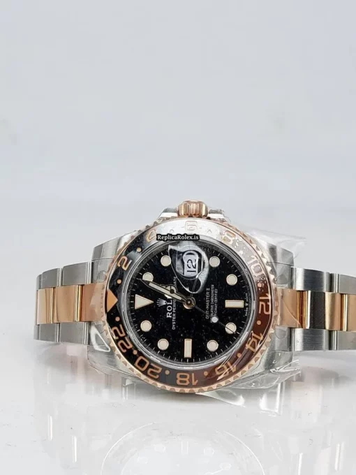 Distinctive Copies Rolex Gmt-master II 126711chnr Caliber 3285 Automatic Movement 40mm Gold/steel Case Mens/unisex Watch - Image 3