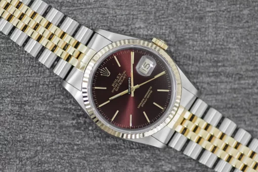 Aaa Fake Rolex Datejust 16233 Caliber 3135 Automatic Movement 36mm Gold/steel Case Mens/unisex Watch - Image 2