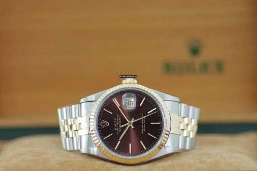 Aaa Fake Rolex Datejust 16233 Caliber 3135 Automatic Movement 36mm Gold/steel Case Mens/unisex Watch - Image 3