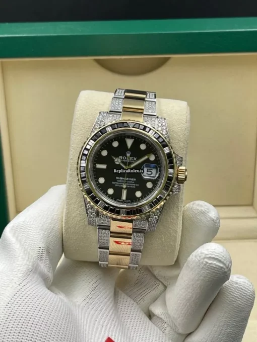 Cool Replica Rolex Submariner Date 116613ln Caliber 3135 Automatic Movement 40mm Gold/steel Case Mens/unisex Watch - Image 2
