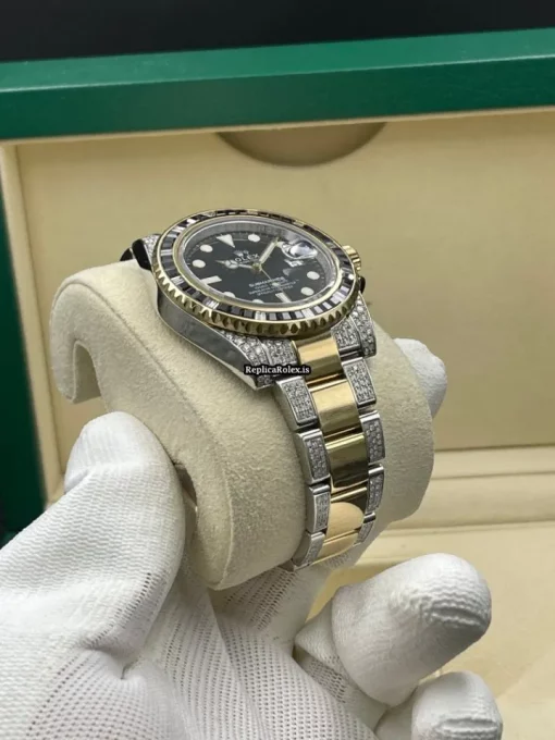 Cool Replica Rolex Submariner Date 116613ln Caliber 3135 Automatic Movement 40mm Gold/steel Case Mens/unisex Watch - Image 5