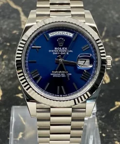 Luxury Replica Rolex Day-date 40 228239 Caliber 3255 Automatic Movement 40mm White Gold Case Mens/unisex Watch