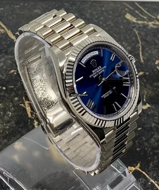 Luxury Replica Rolex Day-date 40 228239 Caliber 3255 Automatic Movement 40mm White Gold Case Mens/unisex Watch - Image 10