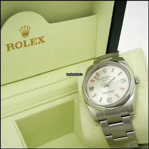 Best Replica Rolex Air King 114200 Caliber 3130 Automatic Movement 34mm Steel Case Mens/unisex Watch - Image 4