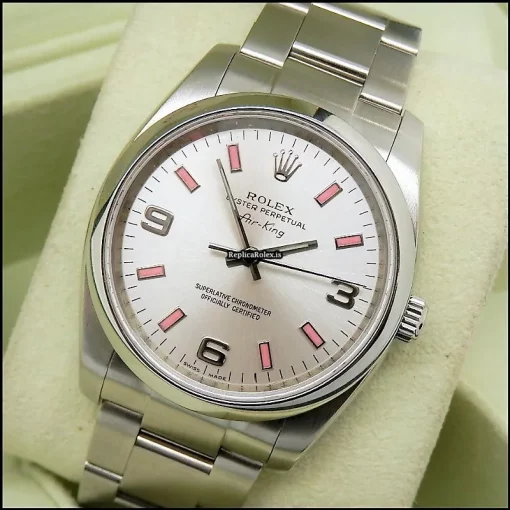 Best Replica Rolex Air King 114200 Caliber 3130 Automatic Movement 34mm Steel Case Mens/unisex Watch - Image 5