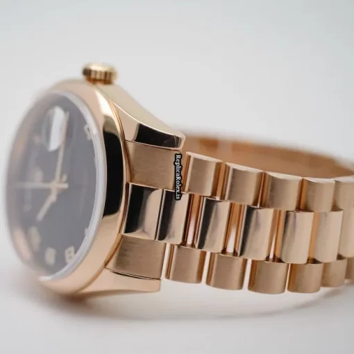 Suitable Fakes Rolex Day-date 36 118205 Automatic Movement 36mm Rose Gold Case Mens/unisex Watch - Image 8