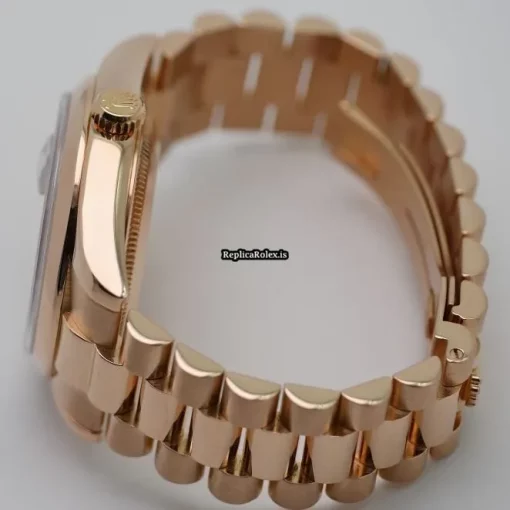 Suitable Fakes Rolex Day-date 36 118205 Automatic Movement 36mm Rose Gold Case Mens/unisex Watch - Image 9