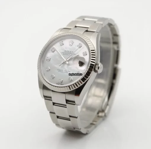 Quality Fake Rolex Datejust 126234 Caliber 3235 Automatic Movement 36mm Steel Case Mens/unisex Watch - Image 9