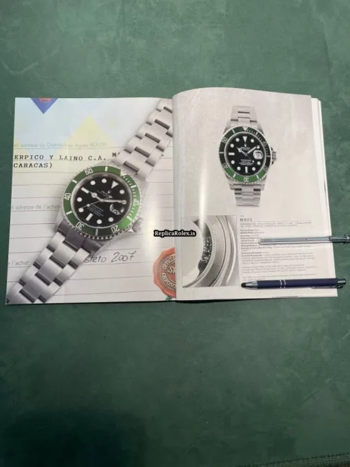Swiss Fakes Rolex Submariner Date 16610lv Caliber 3135 Automatic Movement 40mm Steel Case Mens/unisex Watch - Image 14