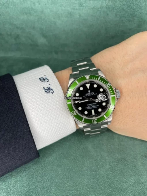 Swiss Fakes Rolex Submariner Date 16610lv Caliber 3135 Automatic Movement 40mm Steel Case Mens/unisex Watch - Image 6