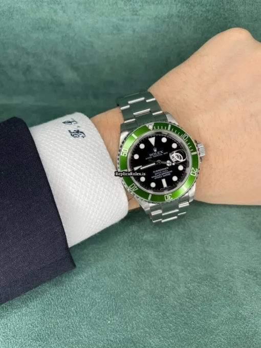 Swiss Fakes Rolex Submariner Date 16610lv Caliber 3135 Automatic Movement 40mm Steel Case Mens/unisex Watch - Image 8