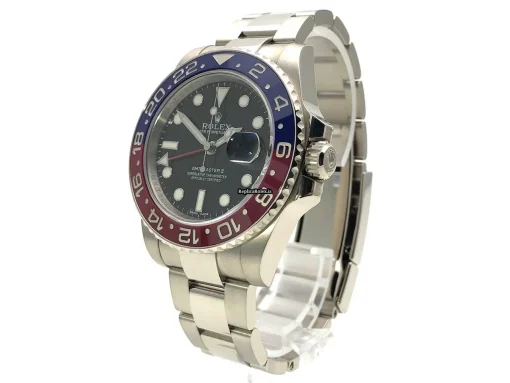 Fantastic Fake Rolex Gmt-master II 116719blro Caliber 3186 Automatic Movement 40mm White Gold Case Mens/unisex Watch - Image 3