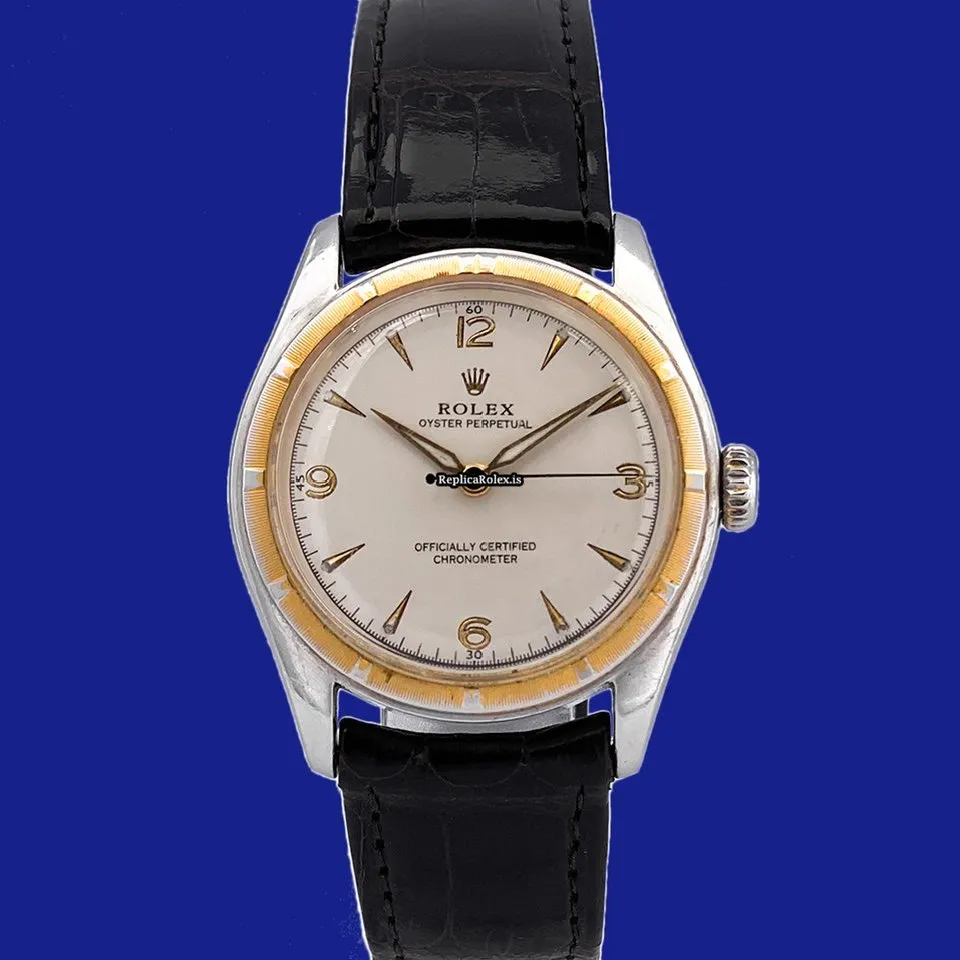 Fantastic Replica Rolex Oyster Perpetual 6107 Automatic Movement 34mm Steel Case Mens/unisex Watch - Image 2