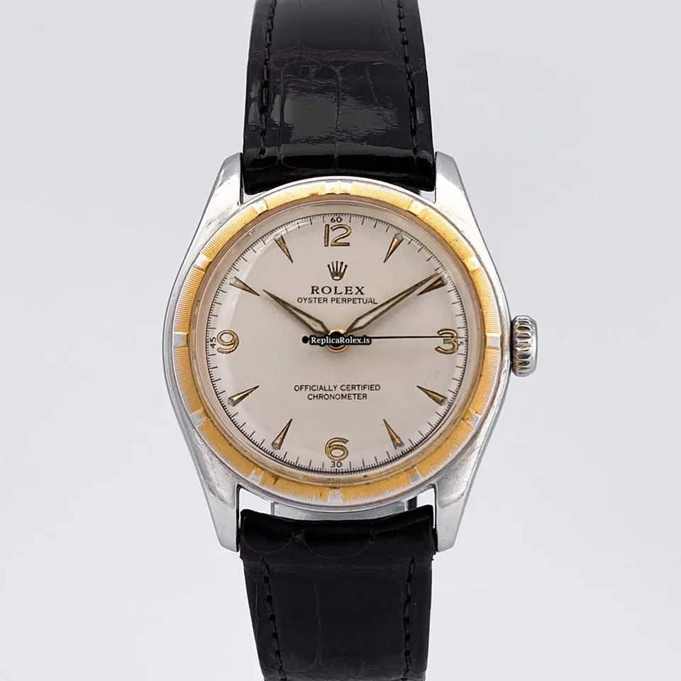 Fantastic Replica Rolex Oyster Perpetual 6107 Automatic Movement 34mm Steel Case Mens/unisex Watch - Image 3